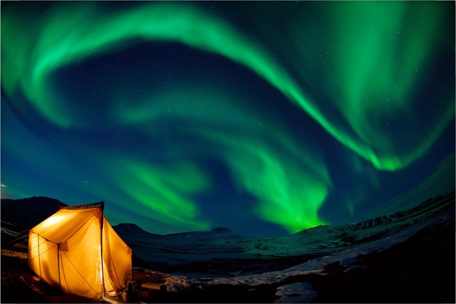 northern lights tour with alta adventure